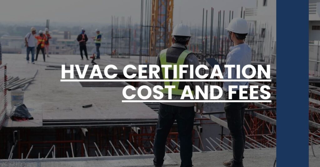 HVAC Certification Cost and Fees Feature Image