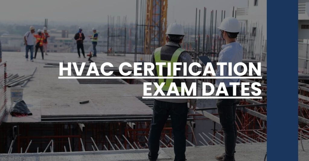 HVAC Certification Exam Dates Feature Image