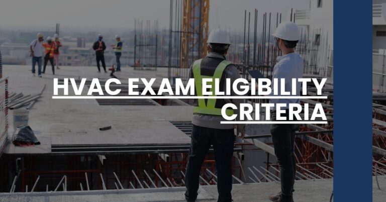 HVAC Exam Eligibility Criteria Feature Image