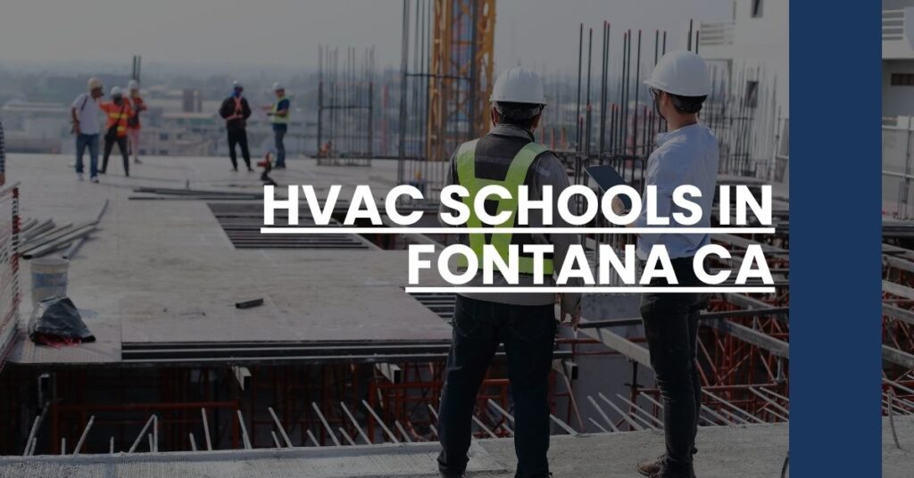 HVAC Schools in Fontana CA Feature Image