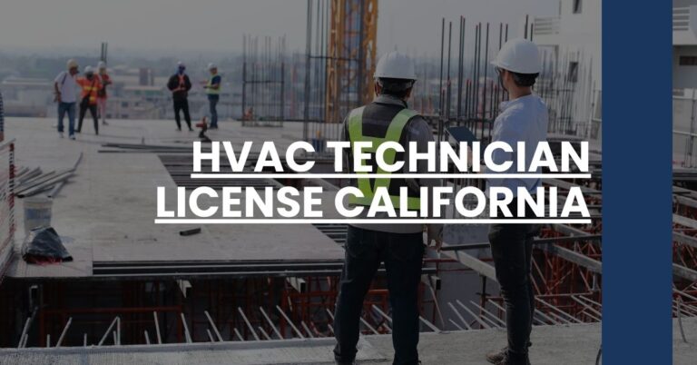 HVAC Technician License California Feature Image